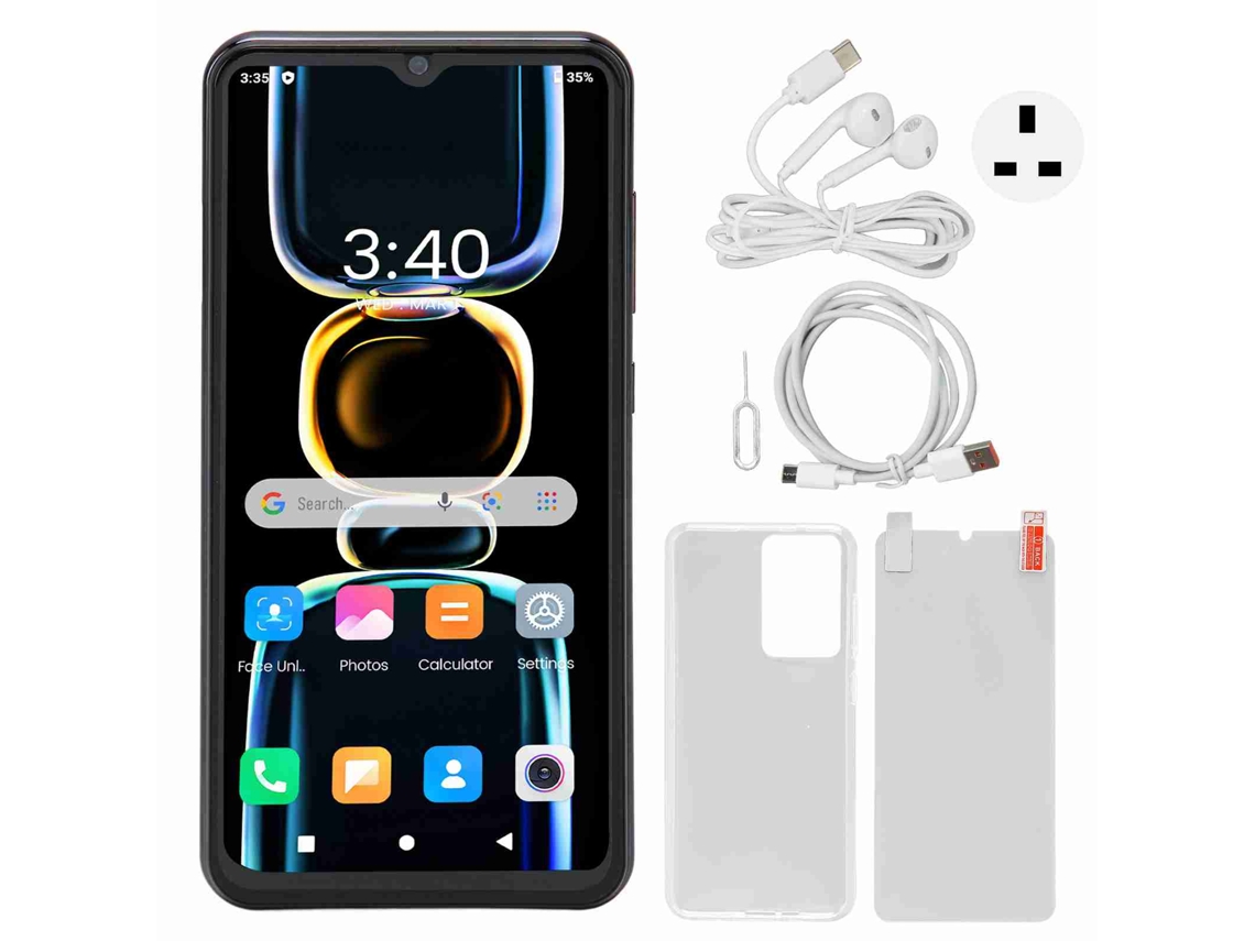 Telefone Móvel LAXISCREED K60pro com Tela Cheia HD de 6.53 polegadas, 4G/5G/WiFi
