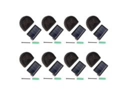 8 Lâmpadas de Parede Solar Led Decorativa com Bateria