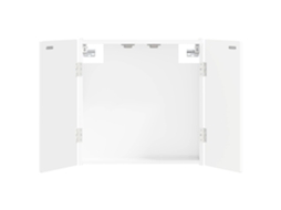 Vidaxl Armário Para Dartboard Alkmaar Branco Brilhante