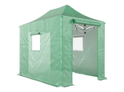 Estufa Dobrável Lona 200x300x270cm Telhado Inclinado VELTRIX
