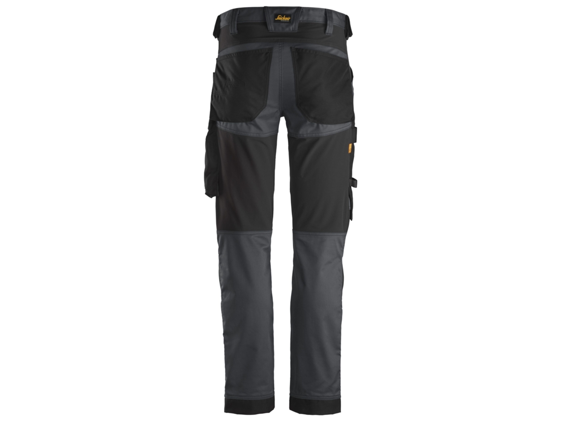 SNICKERS WORKWEAR-63415804050-AllroundWork Stretch Pants Aço Cinza-Preto tamanho 50