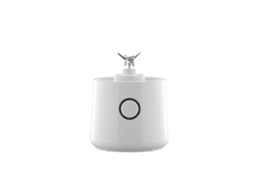 Lurelia Liquidificador Portátil Recarregável Usb, 400 Ml, Aço Inoxidável, Para Sumos, Branco