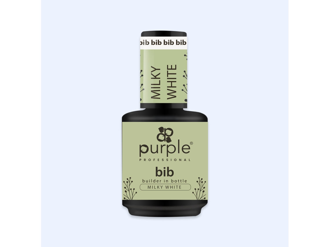 Bib Builder In A Bottle Milky White Purple
