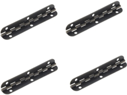 Conjunto De 4 Dobradiças Liga Metálica, Antiferrugem E À Prova D Água, Ideais Para Caixas, Portas, Armários, Guarda