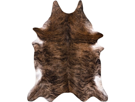 Tapete de Interior DYWANY LUSZCZOW Vaca G45072-1 (Castanho - 155 x 195 cm - Poliéster)