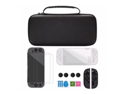 Adequado Bolsa De Armazenamento Para Switch2 Caixa De Armazenamento Portátil Com Capa Rígida Para Joystick, Vidro Temperado E Capa Protetora Cuich