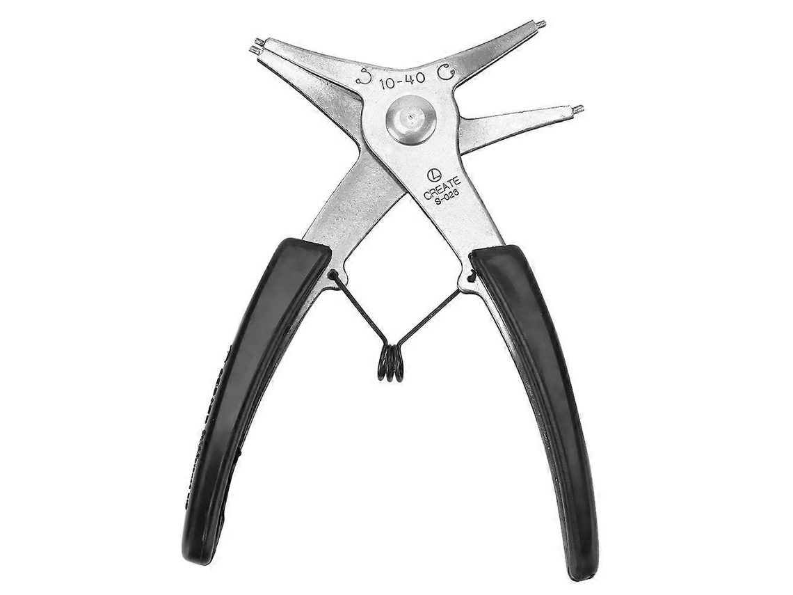 Alicate De Retenção 2 Em 1, Ferramenta Para Anéis De Retenção De 10mm A 40mm, Aço De Ferramenta Durável