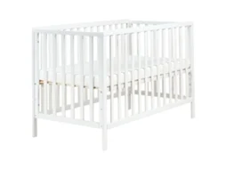 Berço Para Bebé Madeira De Pinho Kiama 70 X 130 Cm Branco