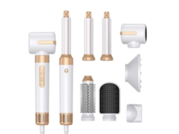 Modelador de Cabelo Multifuncional 7 em 1 com Secador Automático de Ondas e Alisador de Cabelo Potente de 1400W TAISHENGDA
