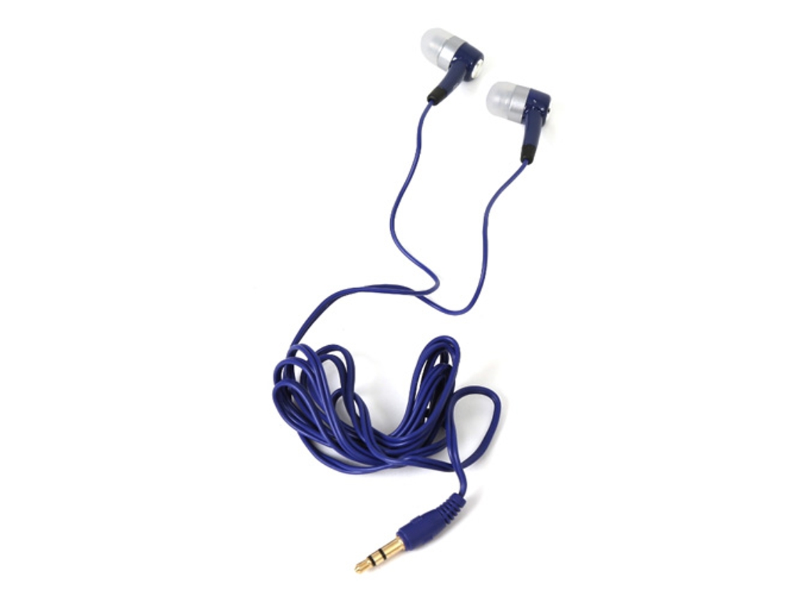 Auriculares com Fio GENER Omega Freestyle (In Ear - Noise Cancelling - Azul)