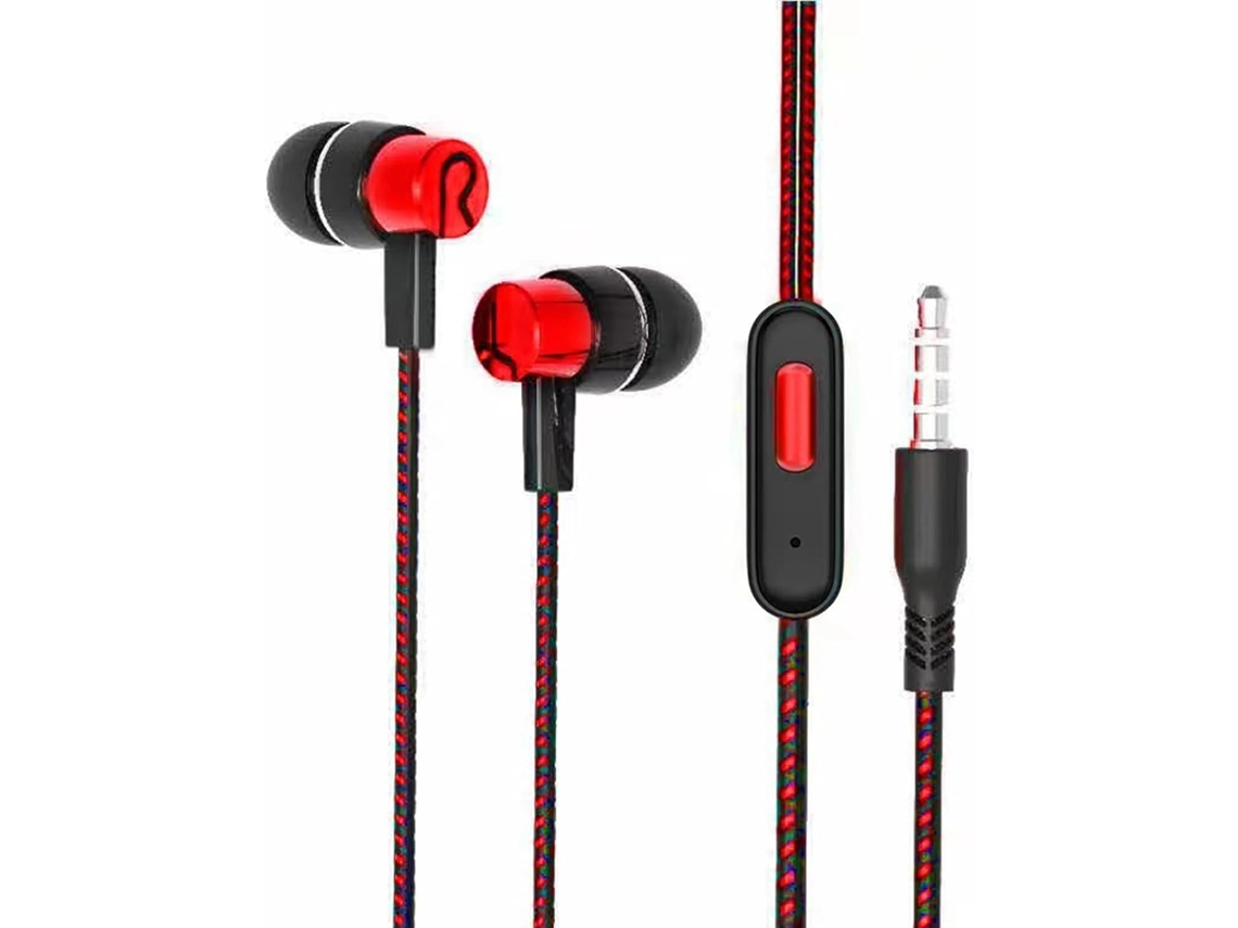 Fones De Ouvido Intra-auriculares Com Fio, Som Estéreo Alta