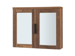 Armário de Parede Namsskogan com Espelho para Casa de Banho 50X60X15Cm Nogueira [EN.CASA]