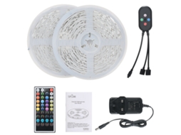 Kit de Fita LED RGBW 20m 360 LEDs Controle Remoto App BT Música | S/MARCA