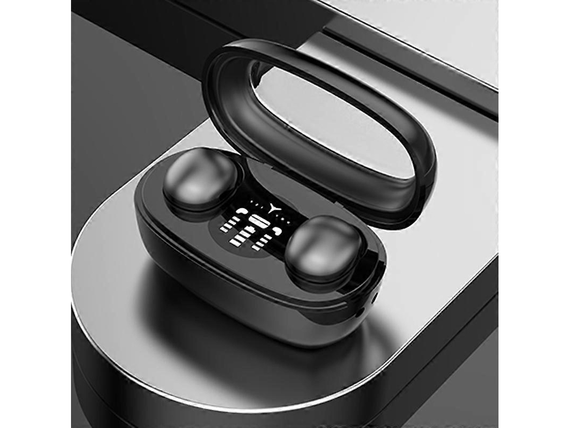 Fones de ouvido Bluetooth Mini TWS com compartimento retangular, redução de ruído, sem fio e duráveis, Hengrongshen Music