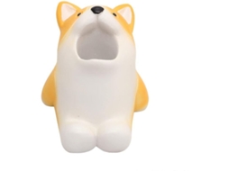 Suporte de escova de dentes Nova Line, mini, resina, conjunto, Corgi | S/MARCA