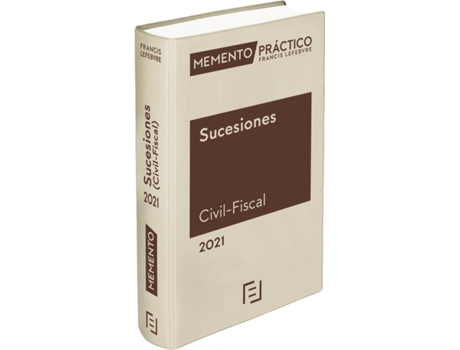 Livro Memento Sucesiones (Civil-Fiscal) 2021 de Lefebvre-El Derecho (Espanhol)