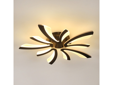 Candeeiro De Teto Em V, Luz Quente Para Sala De Estar, Quarto, 50w Goeco