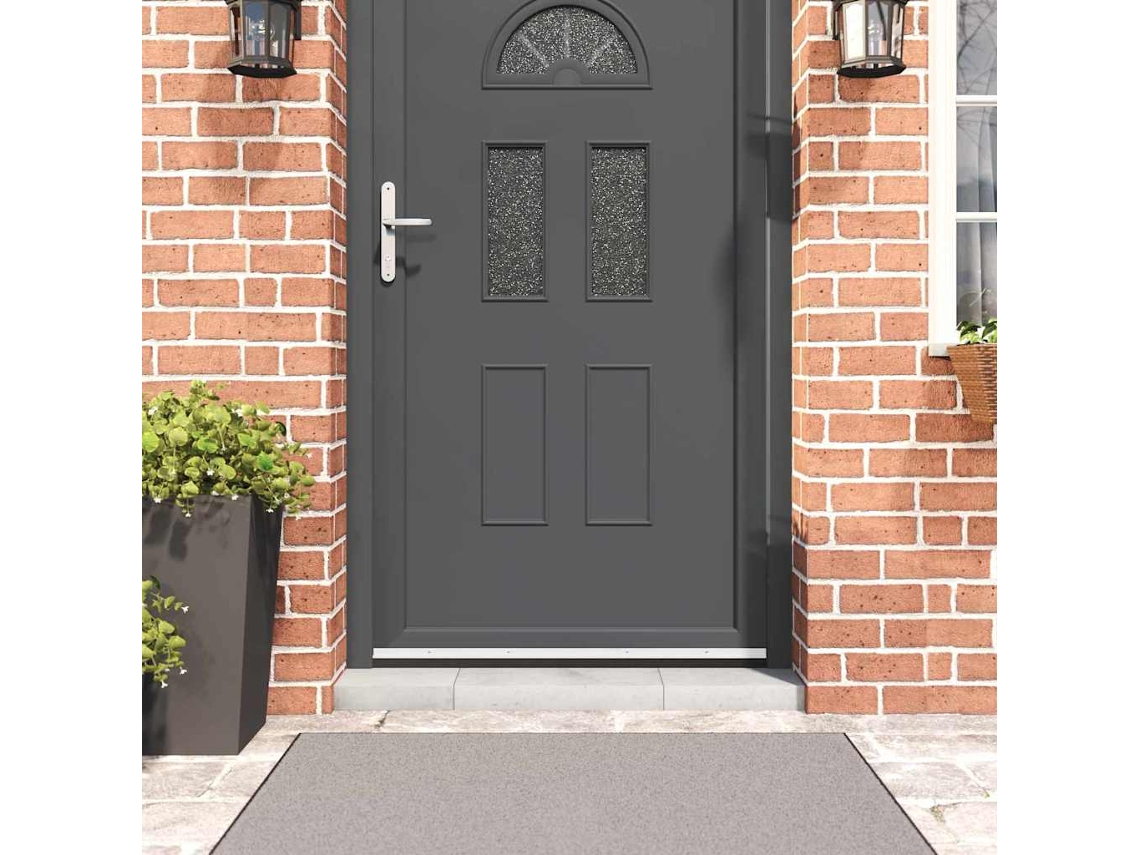 Vidaxl Selos De Escovas Para Porta Com Parafuso 2 Unid. Branco 100 Cm