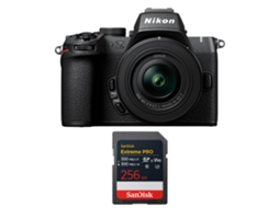 Z50 Ii + 16 50mm F/3.5 6.3 Vr + 1 Sandisk 256gb Extreme Pro Uhs ii Sdxc + Ebook “20 Dicas para Fotos Que Impressionam” NIKON