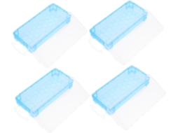 Conjunto De Estojo Para Lápis Com 4 Peças, Elegante Caixa Organizadora Para Estudantes Com Compartimentos.