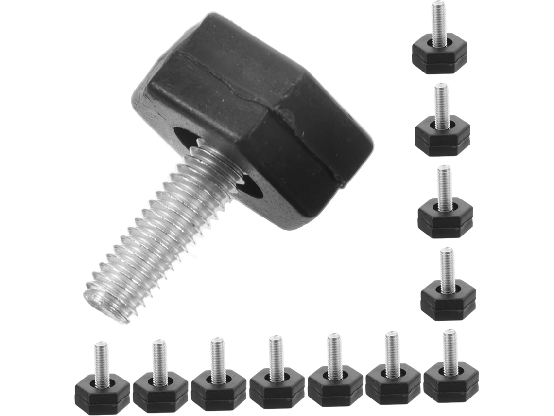 Conjunto De 12 Niveladores Móveis Ajustáveis Com Rosca, Resistentes, Para Pés De Mesas E Cadeiras, Ideais Para Carpetes