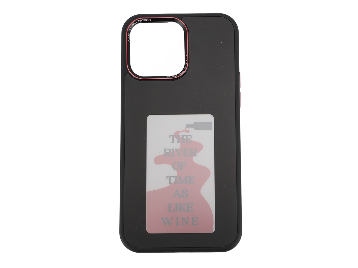 Capa Projetora Nfc Com Tela De Tinta Eletrônica Colorida De 3.7 Polegadas Para Iphone 14 Promax