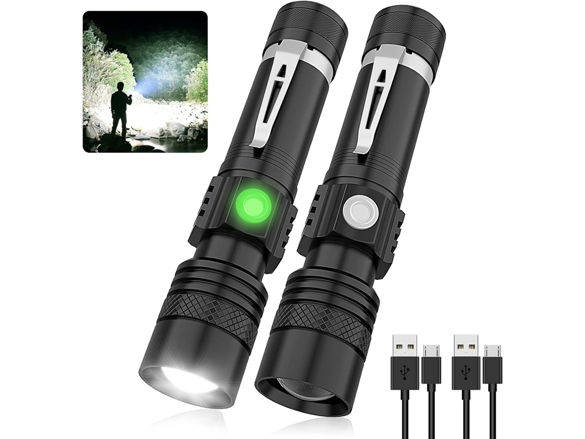 Lanterna Recarregável Usb, Lanternas Led Super Brilhantes Aquaforge
