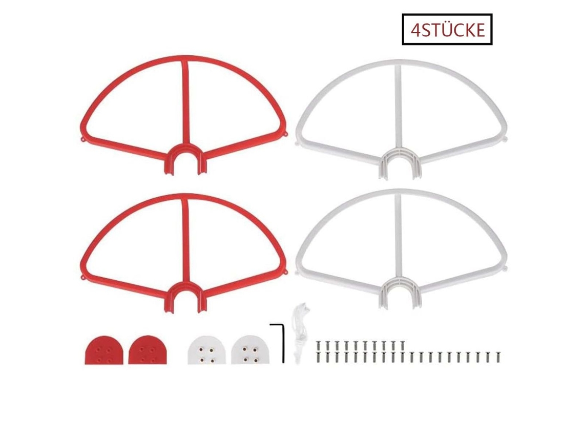 Pacote Com 4 Protetores De Hélice Para Dji Phantom 3 Standard, Advanced E Professional Brilvibera
