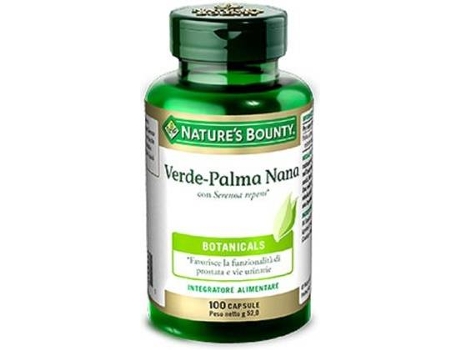 Suplemento Alimentar NATURE'S BOUNTY Palmeira Anã Verde (100 cápsulas)