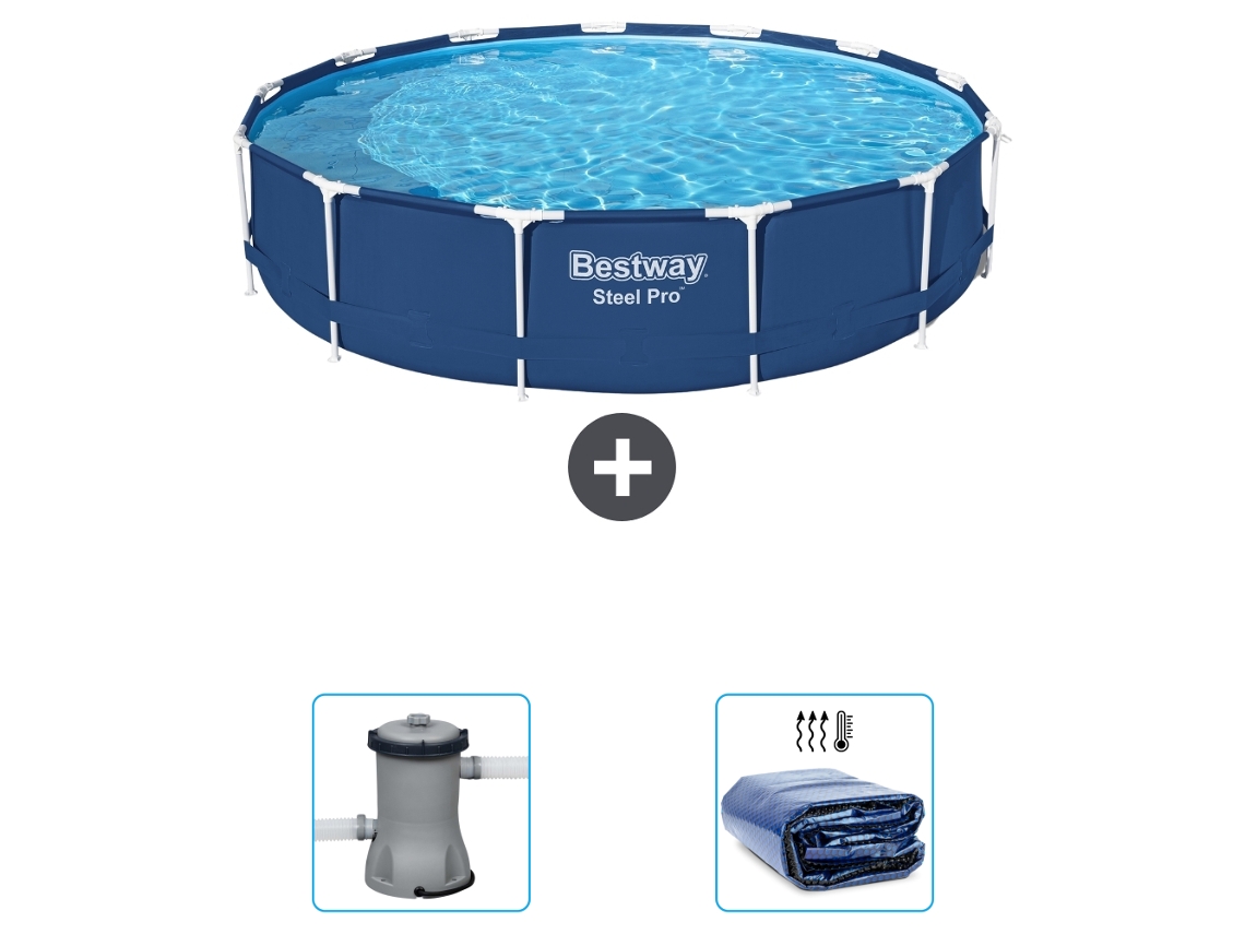 Bestway Piscina Bestway Steel Pro Redonda - 396x84 Cm - 3-peças S22312