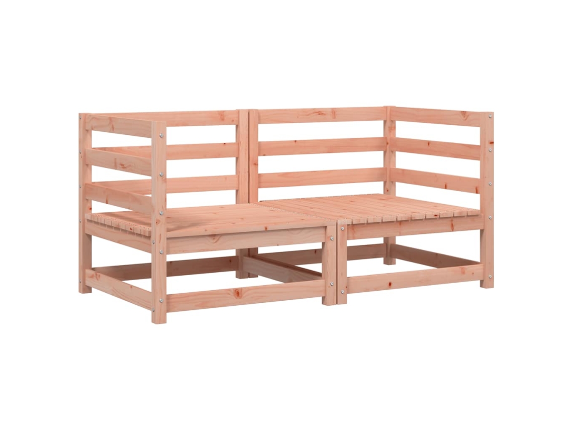 Maison Exclusive - Sofás De Canto P/ Jardim 2 Pcs 70x70x67 Cm Douglas Maciça