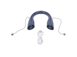 Laxiscreed Ventilador De Pescoço Bluetooth Com Bateria De 4000mah E Carregamento Usb