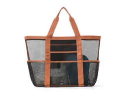 Saco de Praia para Guardar Biquinis AOZORZ (marrom Escuro 20*43*49cm)