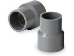Conector de mangueira de calha, manguito de conexão plástico PVC, 50x40mm