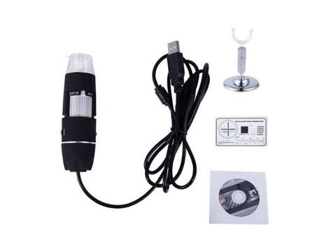 Microscópio Biológico USB 1000X Zoom 8 LED - SODIAL - Endoscópio Lupa Digital Câmera de Vídeo com Suporte SODIAL