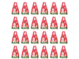 50 Unidades De Sacolas Plásticas De Natal Com Boneco De Neve Para Presentes. Nostalgia88