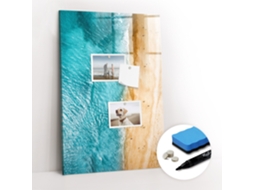 Quadro Magnético De Parede Mar Praia Para O Corredor Espelharte (40x60 Cm)