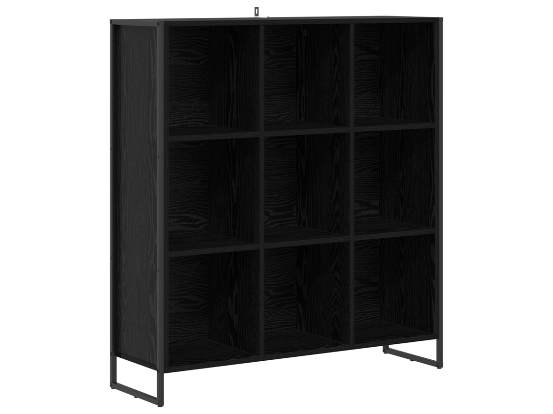 Gabinete de Livros Carvalho Preto 99,5x30x108,5 cm MAISON EXCLUSIVE