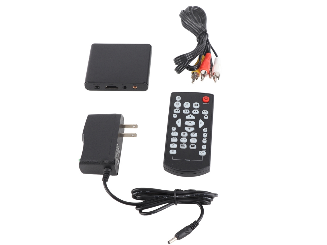 Reproductor Multimedia Mini Box Full Hd 1080p Compatible Con Usb, Mmc, Rmvb, Mp3, Avi, Mkv