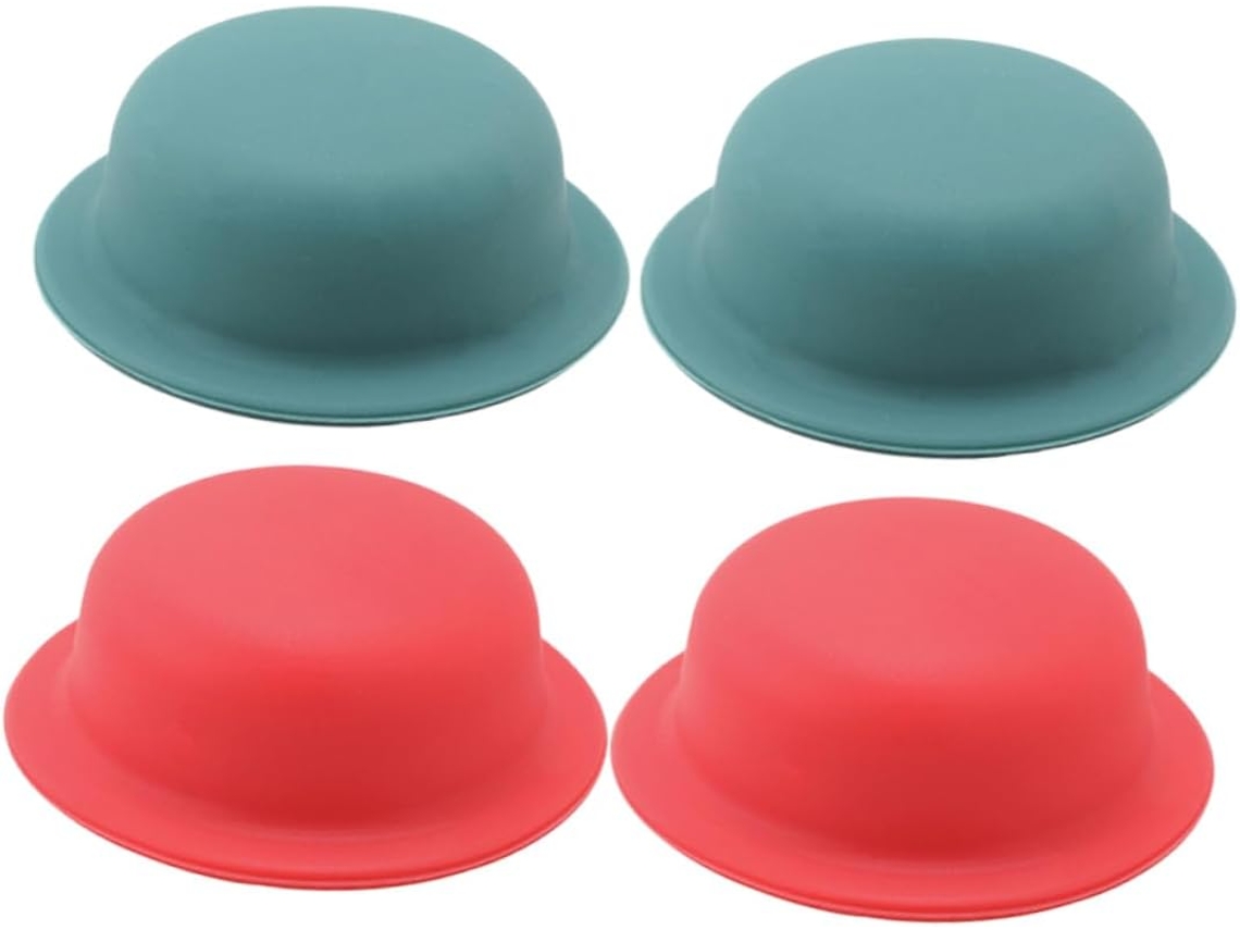 Conjunto De 4 Protetores De Silicone Para Alças De Tampas De Panelas, Resistentes Ao Calor E Anti Escaldantes. Gokoco