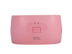 Lâmpada Uv Para Unhas 18w Led Com Secador De Efeito Duplo Timer 30s/60s Para Gels De Unhas Rosa