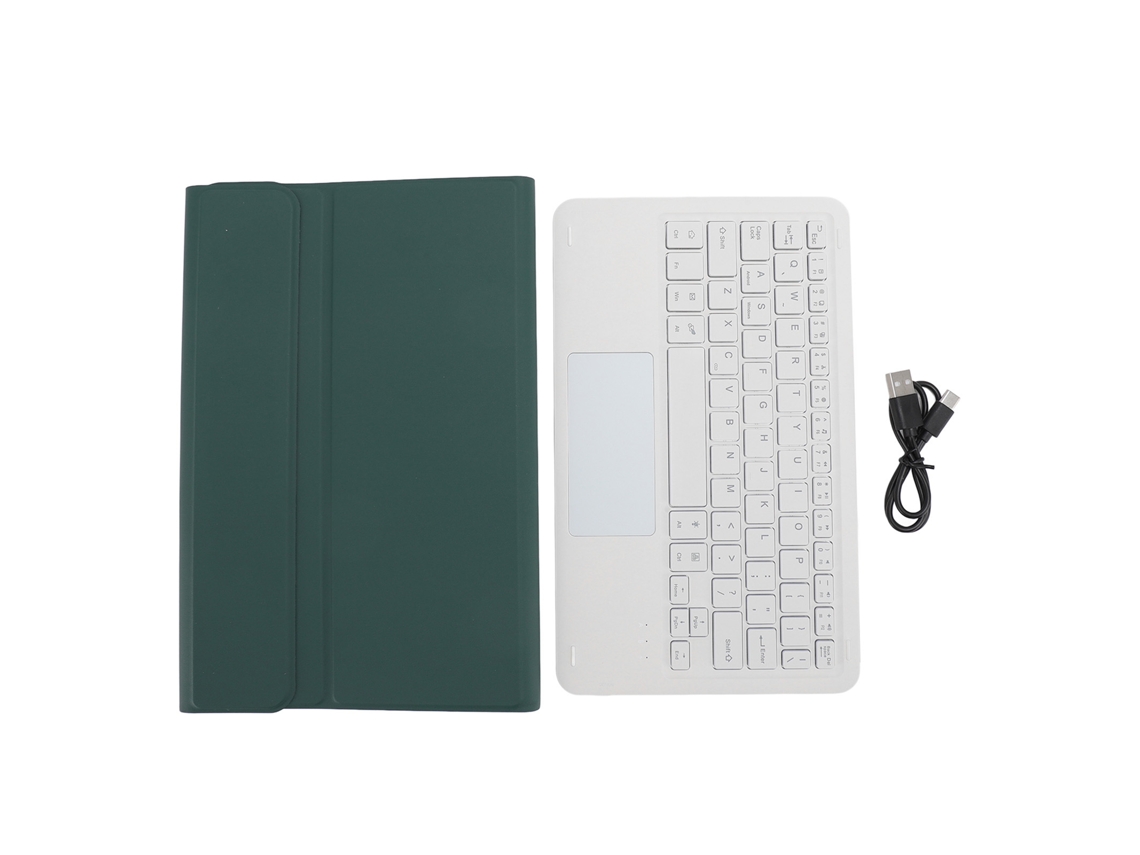 Raum-capa Com Teclado Bluetooth Removível Para Xiaomi Mi Pad 6/6 Pro 11 Polegadas 2023 Verde Escuro