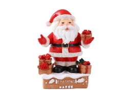 Laxiscreed Figura De Pai Natal Na Chaminé Para Decoração Natalícia Atmosférica