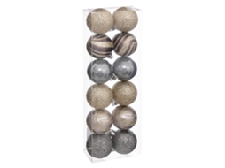 Bolas de Natal 40Mm X12 Solar FEERIC LIGHTS & CHRISTMAS