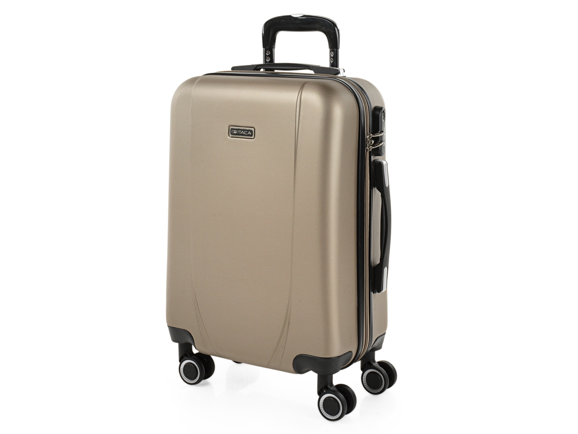 Tiber Champagne Small Abs Suitcase Itaca (38x55x20 Cm 36l)