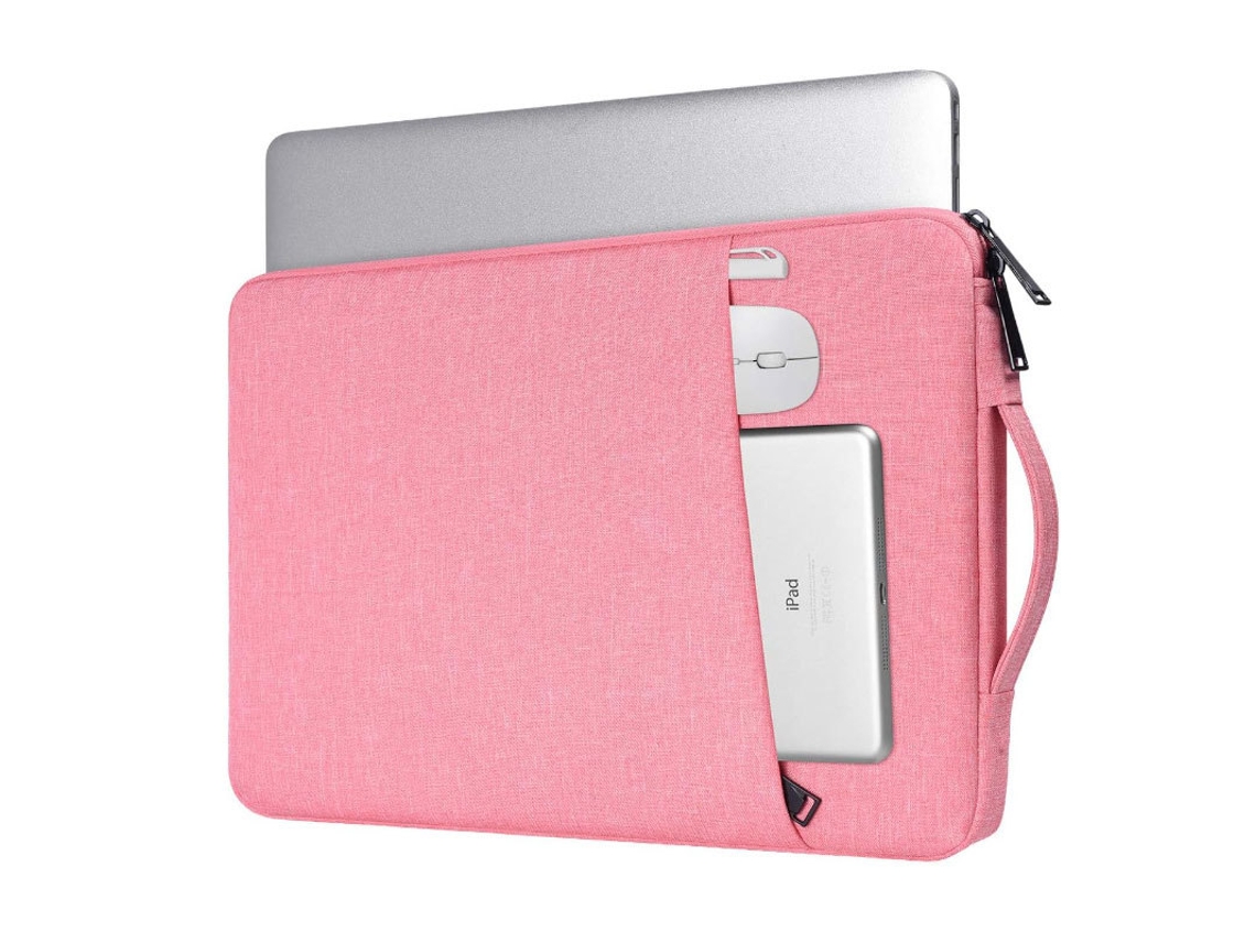 Capa Para Laptop De 16 Polegadas, Bolsa Protetora Rosa02