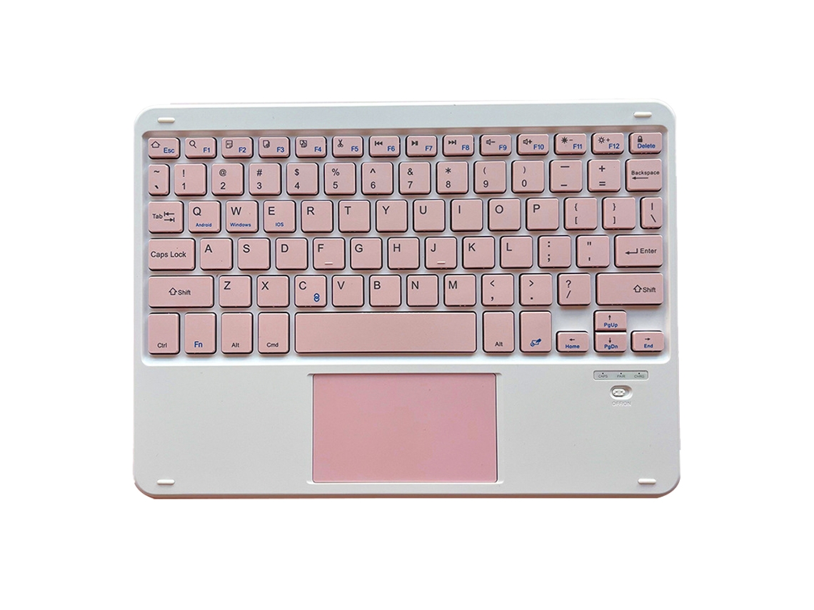 Teclado ELKUAIE Bluetooth Sem Fio com Touchpad Universal Ingl s