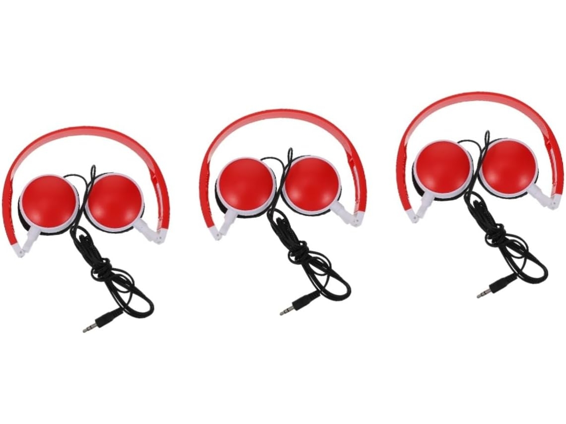 Uonlytech Conjunto De 3-fones Ouvido Estéreo Dobráveis Para Meninos E Meninas Ideais Viagens Avião Uso Diário Design