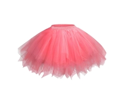 Saia Tutu Feminina de Tule, Corte Princesa Elástico, Saia Casual de Verão para Dança, Poliéster, Tamanho XXL (2026)