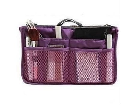 Organizador De Bolsa Não Especificado Grande Bolsa De Mão Cor Roxo Leve 90g Vários Compartimentos Fun Daisy